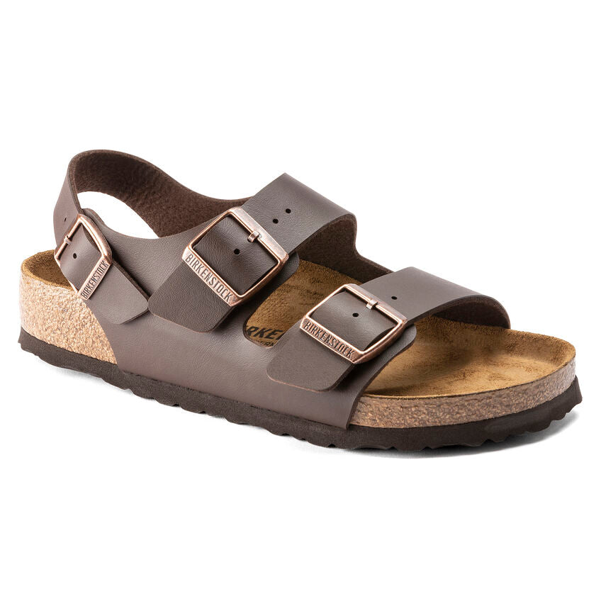 Birkenstock Milano 034701 Brun Birko Flor Largeur Régulier - Boutique du Cordonnier