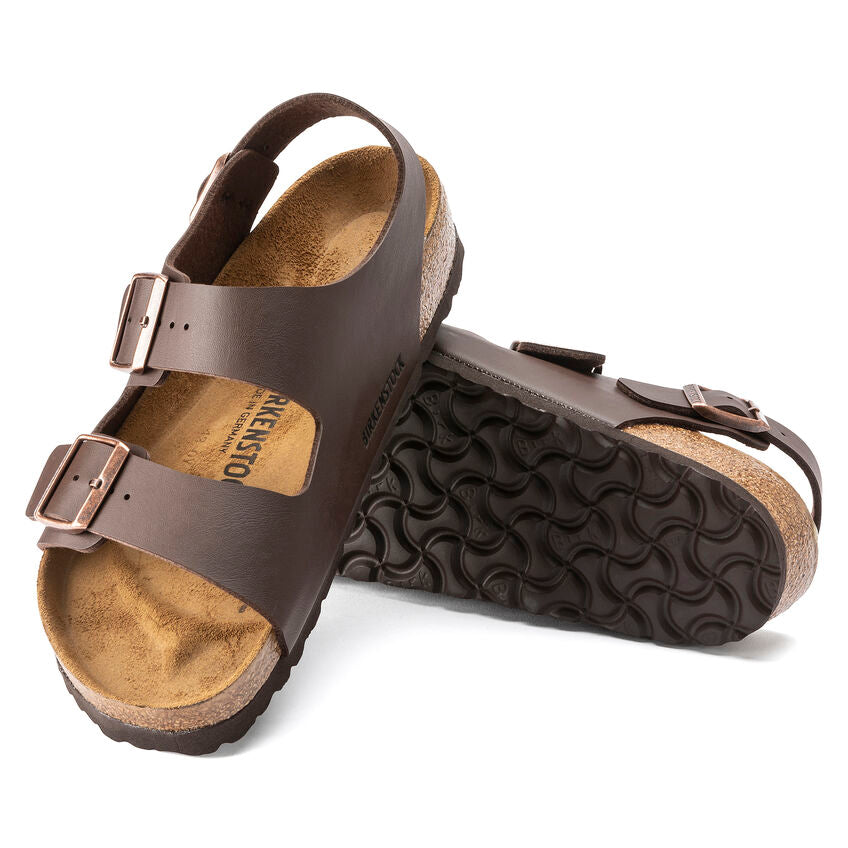 Birkenstock Milano 034701 Brun Birko Flor Largeur Régulier - Boutique du Cordonnier