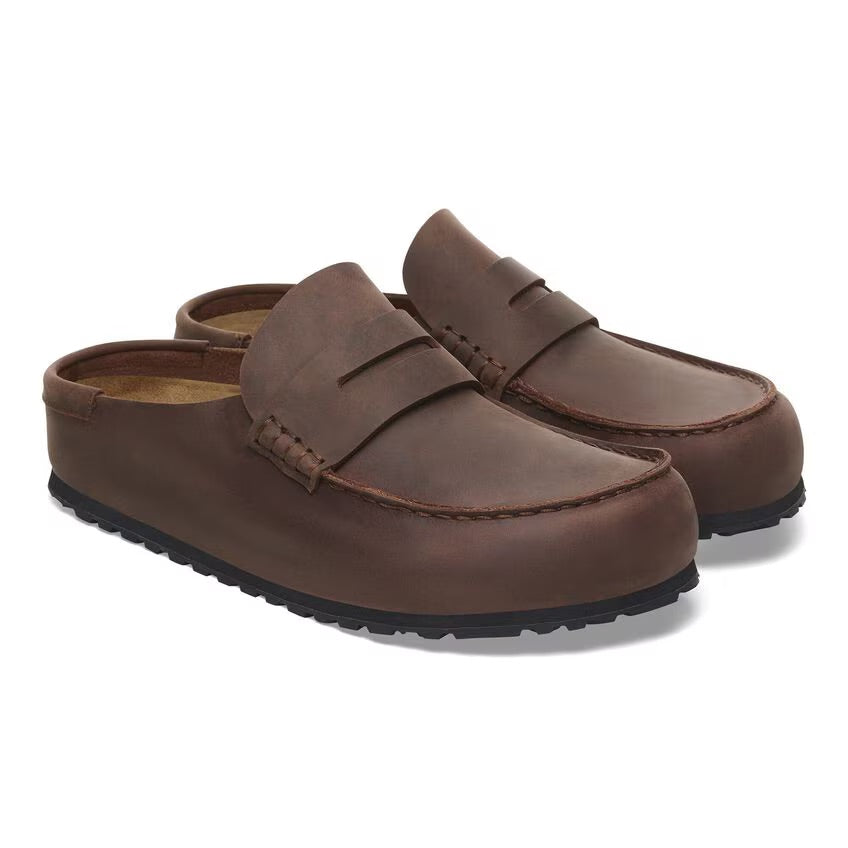 Birkenstock NAPLES WRAPPED Grip 2.0 1029617 Habana | Cuir Largeur Régulière - Boutique du Cordonnier