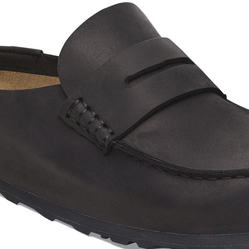 Birkenstock NAPLES WRAPPED Grip 2.0 1029711 Noir | Cuir Largeur Régulière - Boutique du Cordonnier