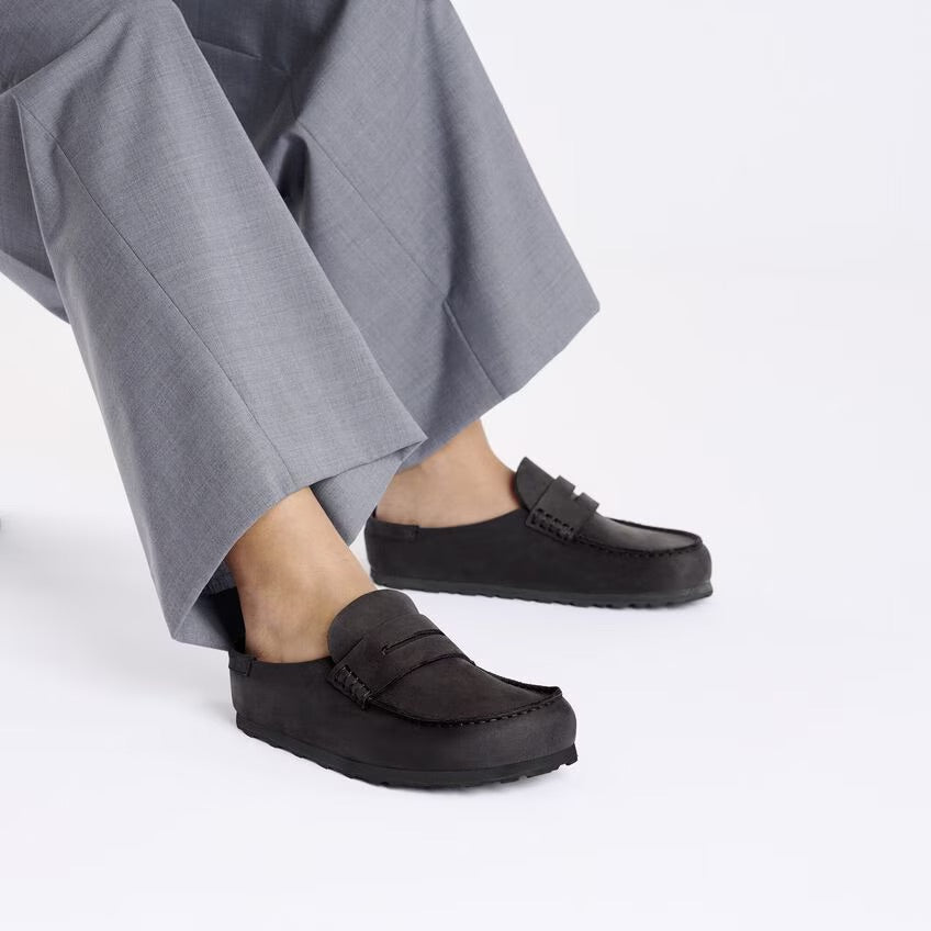 Birkenstock NAPLES WRAPPED Grip 2.0 1029711 Noir | Cuir Largeur Régulière - Boutique du Cordonnier