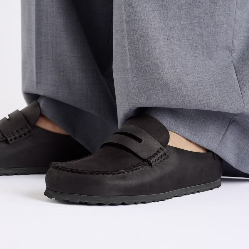 Birkenstock NAPLES WRAPPED Grip 2.0 1029711 Noir | Cuir Largeur Régulière - Boutique du Cordonnier