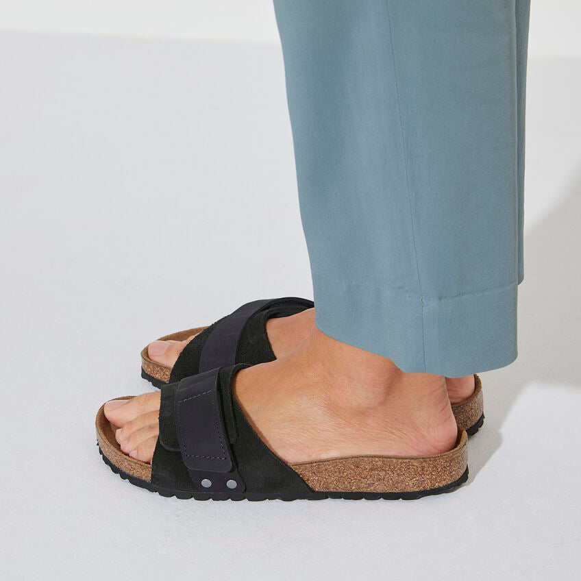 Birkenstock OITA 1024200 Black | Nubuck/Suède Largeur Étroite - Boutique du Cordonnier