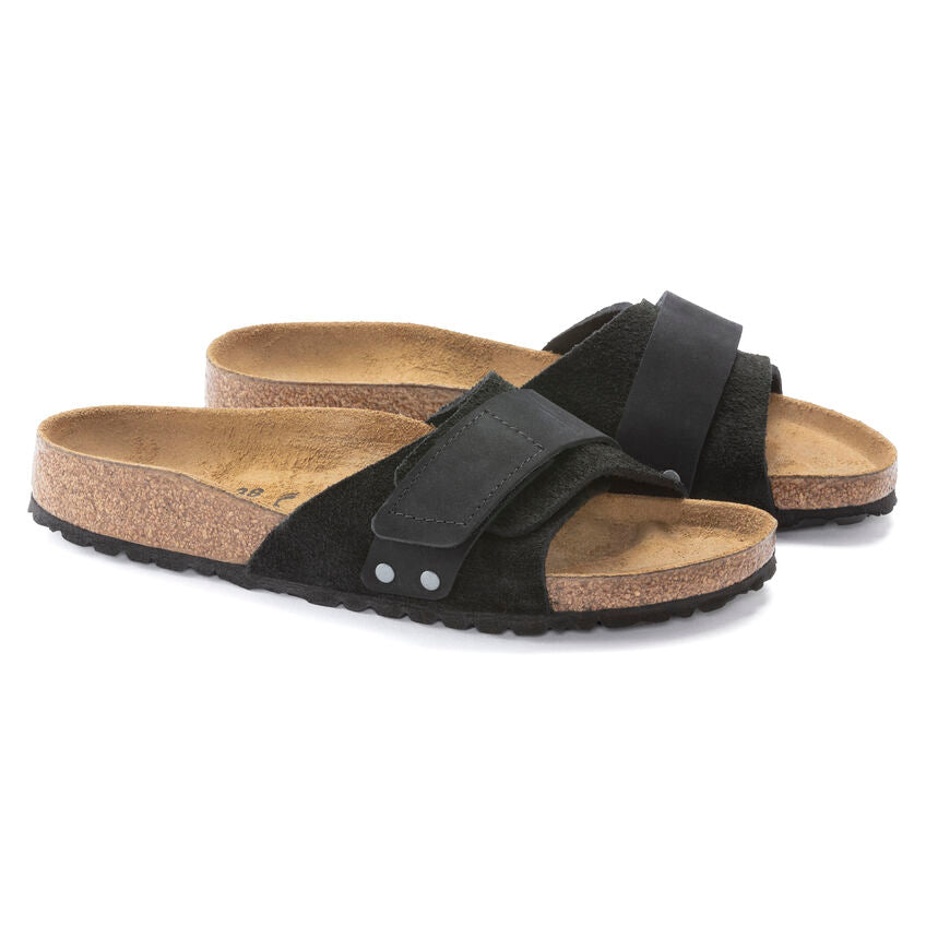 Birkenstock OITA 1024200 Black | Nubuck/Suède Largeur Étroite - Boutique du Cordonnier