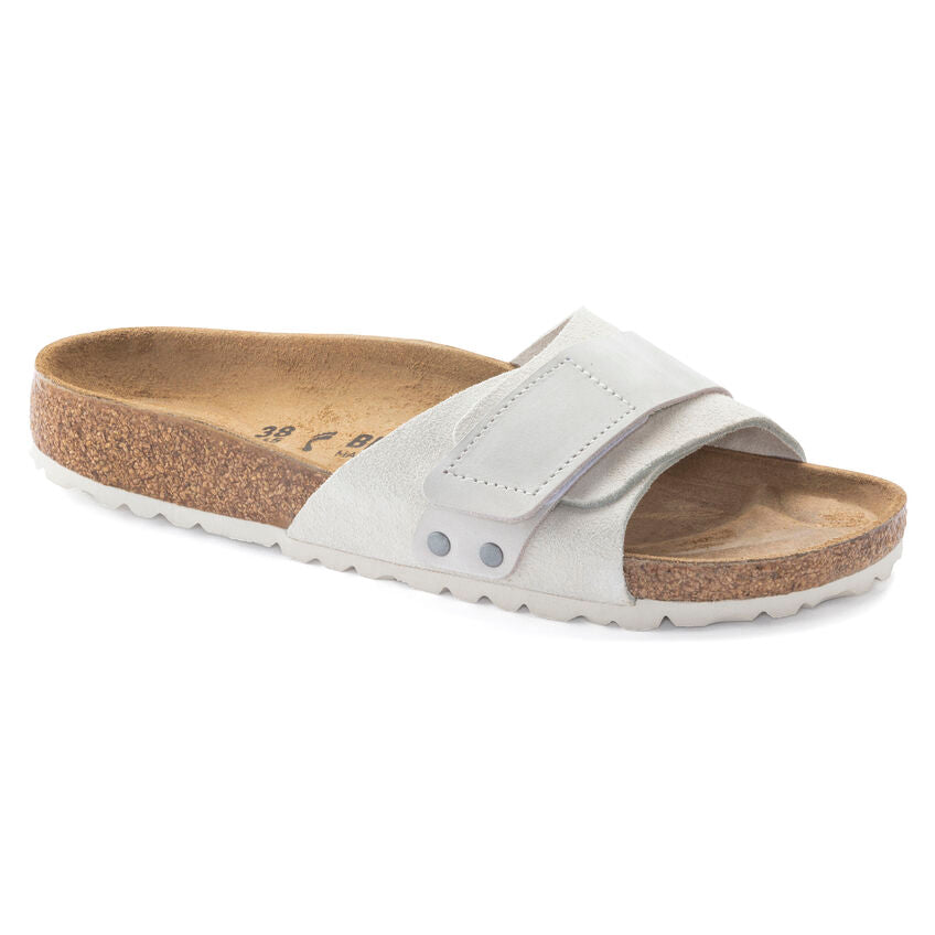 Birkenstock OITA 1024226 Antique White | Nubuck/Suède Largeur Étroite - Boutique du Cordonnier