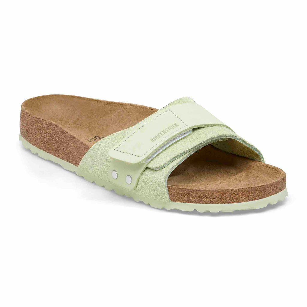 Birkenstock OITA 1026482 Faded Lime | Nubuck/Suède Largeur Étroite - Boutique du Cordonnier