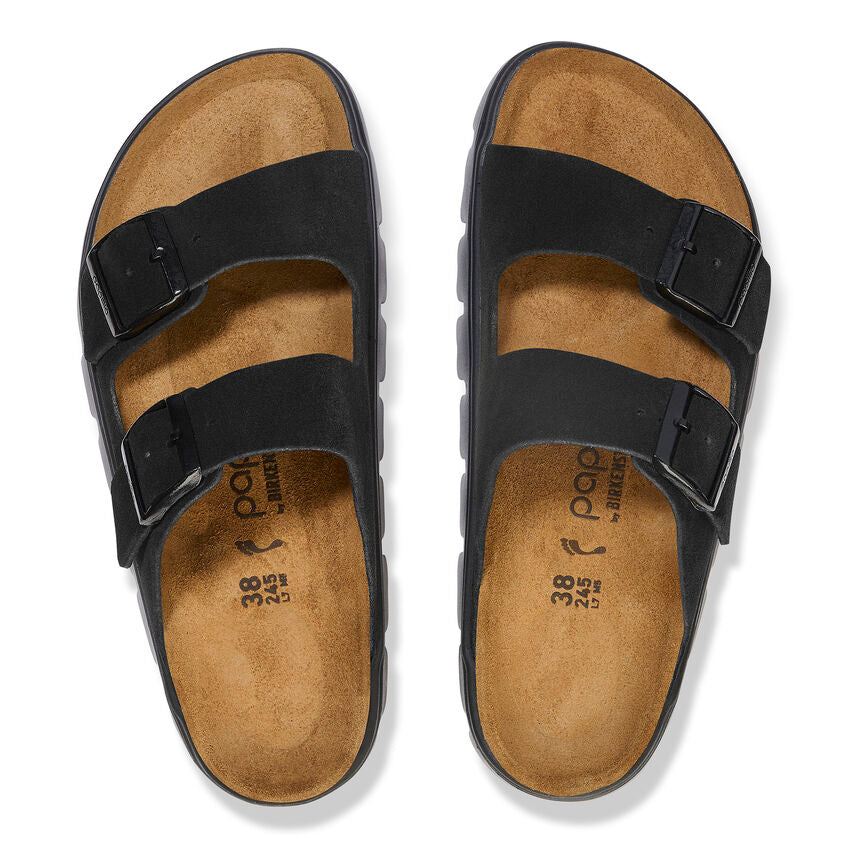 Birkenstock Narrow Arizona Chunky Sandals in Black Birkenstock Narrow Arizona Chunky Sandals in Black