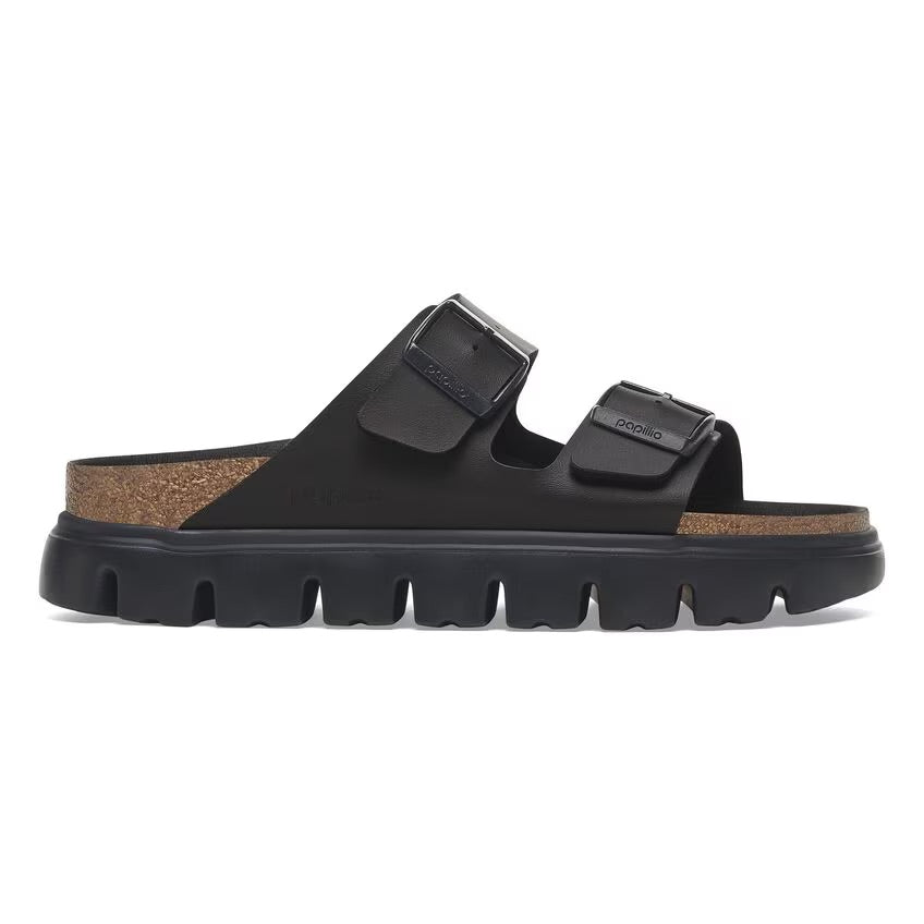 Birkenstock Papillio ARIZONA CHUNKY 1029077 Noir | Birko-Flor Largeur Étroite - Boutique du Cordonnier