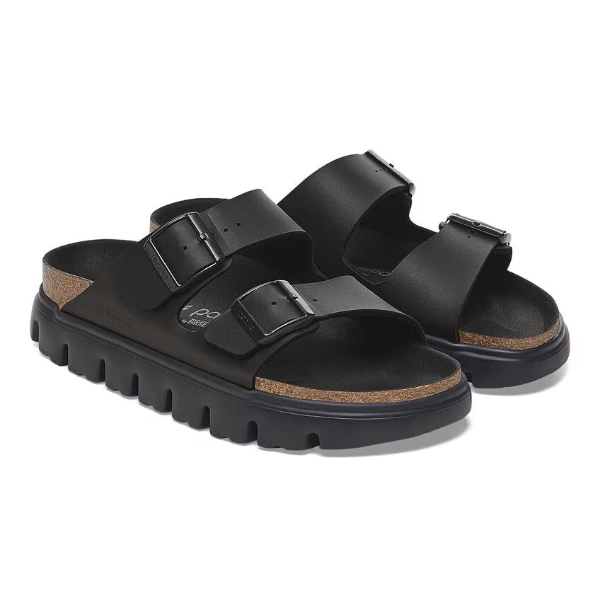 Birkenstock Papillio ARIZONA CHUNKY 1029077 Noir | Birko-Flor Largeur Étroite - Boutique du Cordonnier