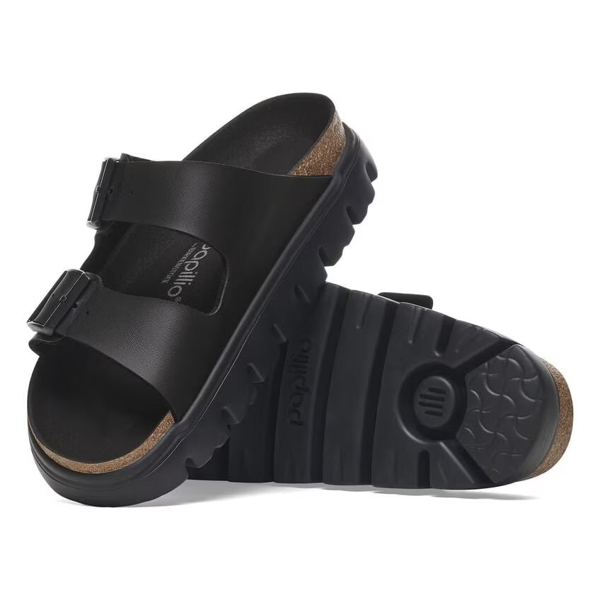 Birkenstock Papillio ARIZONA CHUNKY 1029077 Noir | Birko-Flor Largeur Étroite - Boutique du Cordonnier