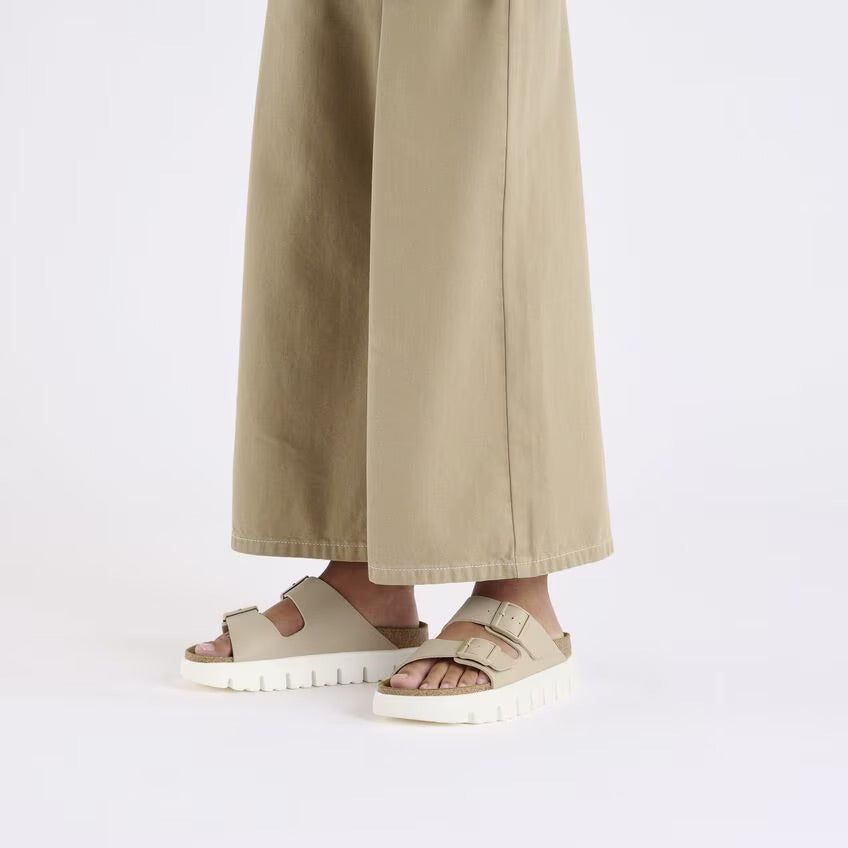 Birkenstock Papillio ARIZONA CHUNKY 1029094 Sandcastle | Birko-Flor Largeur Étroite - Boutique du Cordonnier