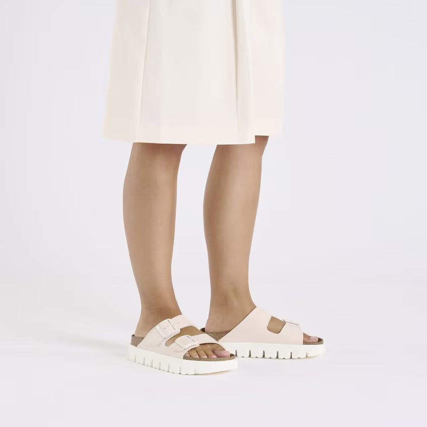 Birkenstock Papillio ARIZONA CHUNKY 1029110 Light Rose | Birko-Flor Largeur Étroite - Boutique du Cordonnier