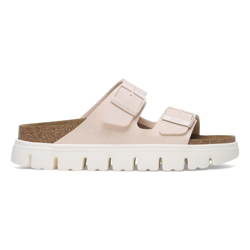 Birkenstock Papillio ARIZONA CHUNKY 1029110 Light Rose | Birko-Flor Largeur Étroite - Boutique du Cordonnier