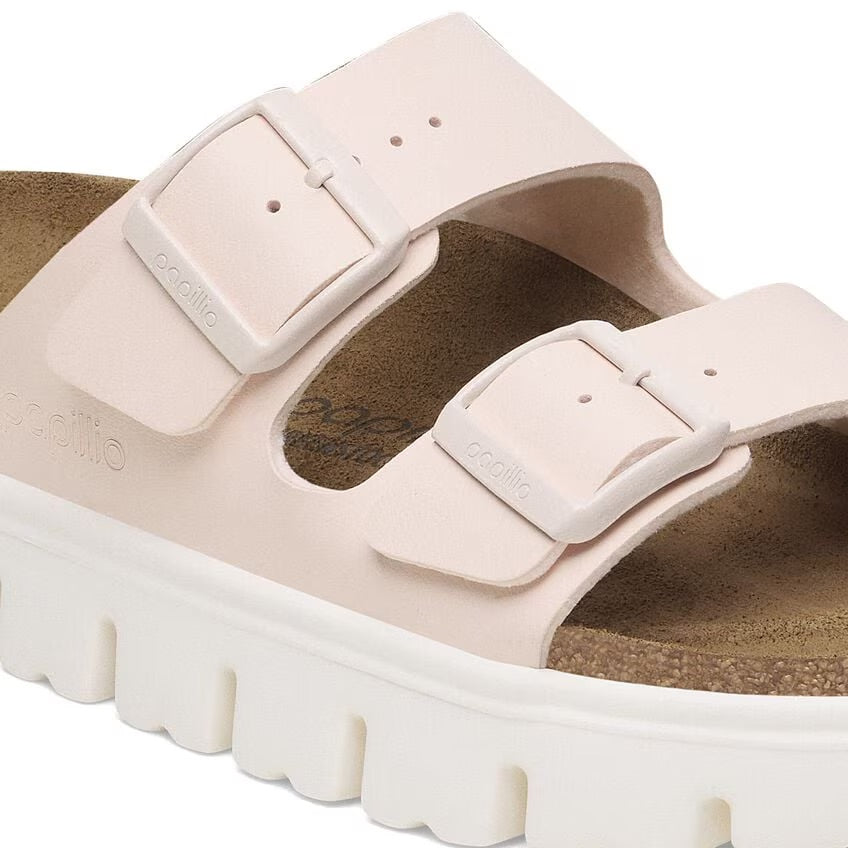 Birkenstock Papillio ARIZONA CHUNKY 1029110 Light Rose | Birko-Flor Largeur Étroite - Boutique du Cordonnier