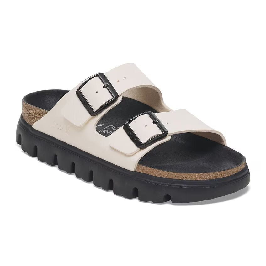 Birkenstock Papillio ARIZONA CHUNKY 1029119 Eggshell | Birko-Flor Largeur Étroite - Boutique du Cordonnier