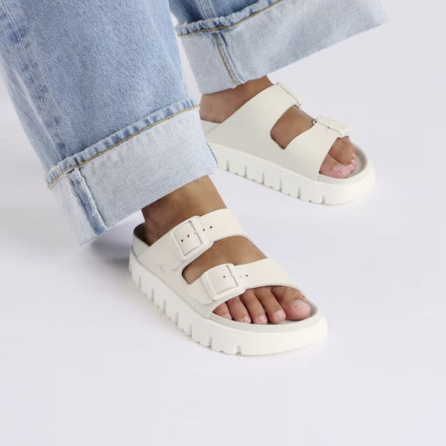 Birkenstock Papillio ARIZONA CHUNKY 1029067 Eggshell - Boutiquedu Cordonnier