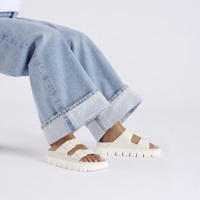 Birkenstock Papillio ARIZONA CHUNKY 1029067 Eggshell - Boutiquedu Cordonnier