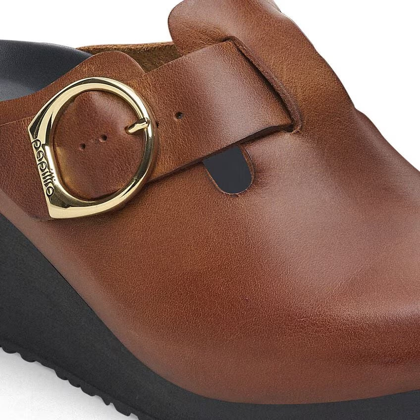 Birkenstock Papillio FANNY Ring-Buckle 1028441 Cognac | Cuir Exquisite Largeur Étroite - Boutique du Cordonnier