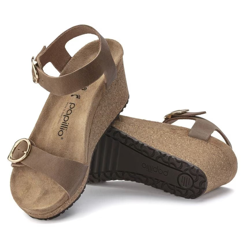 Birkenstock Papillio SOLEY 1023539 Cognac | Cuir Largeur Étroite - Boutique du Cordonnier