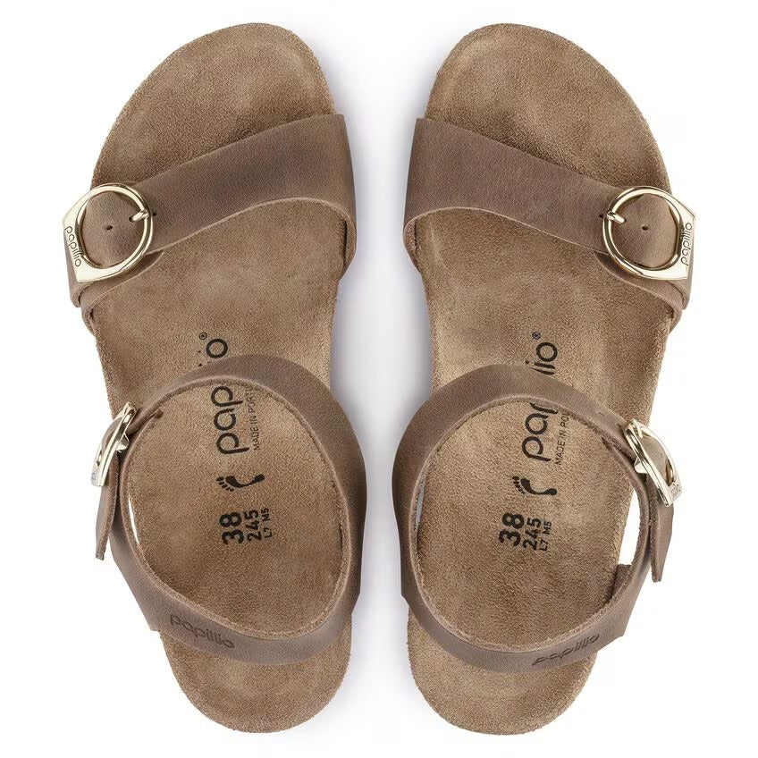 Birkenstock Papillio SOLEY 1023539 Cognac | Cuir Largeur Étroite - Boutique du Cordonnier