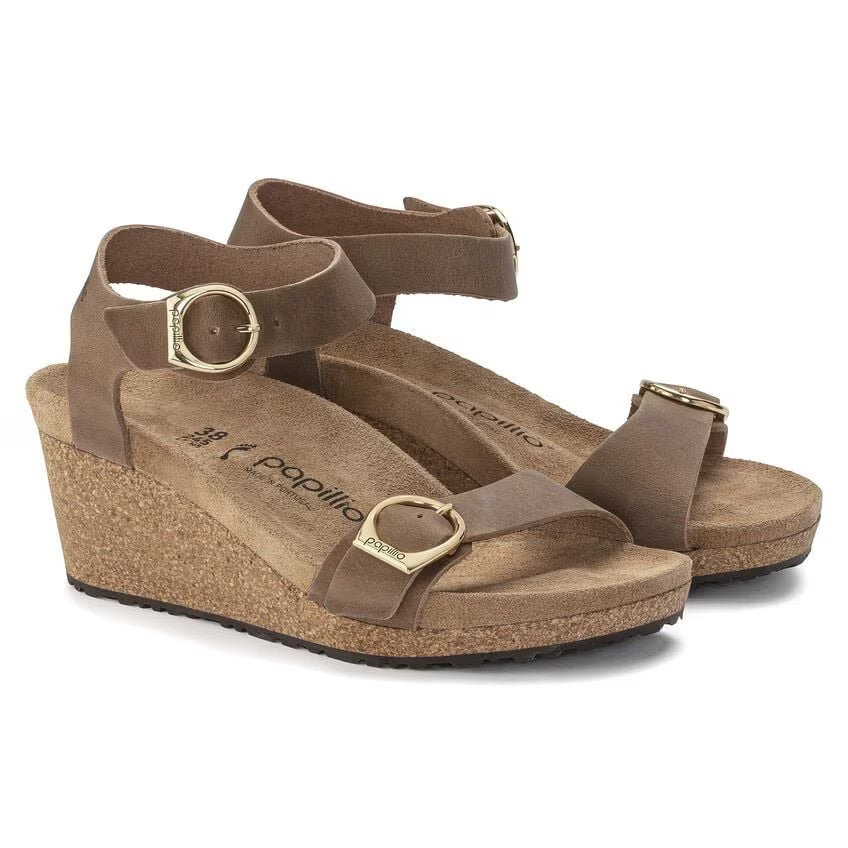 Birkenstock Papillio SOLEY 1023539 Cognac | Cuir Largeur Étroite - Boutique du Cordonnier
