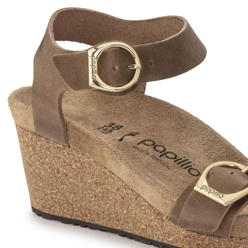 Birkenstock Papillio SOLEY 1023539 Cognac | Cuir Largeur Étroite - Boutique du Cordonnier