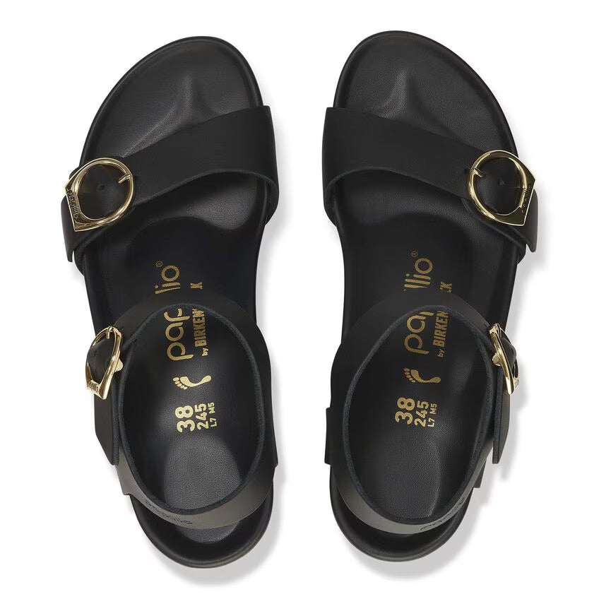 Birkenstock Papillio SOLEY 1029091 Noir | Cuir Largeur Étroite - Boutique du Cordonnier