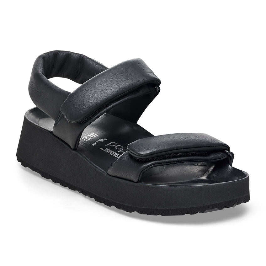 Birkenstock Papillio THEDA 1026877 Noir | Cuir Exquisite Largeur Étroite - Boutique du Cordonnier