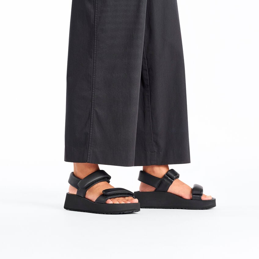 Birkenstock Papillio THEDA 1026877 Noir | Cuir Exquisite Largeur Étroite - Boutique du Cordonnier