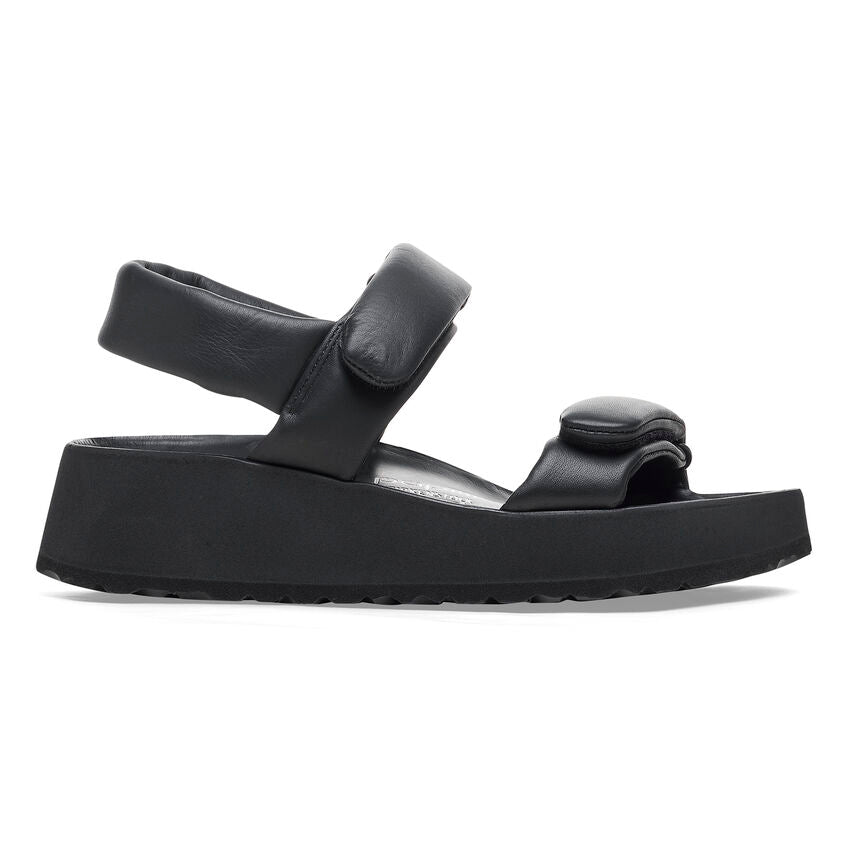 Birkenstock Papillio THEDA 1026877 Noir | Cuir Exquisite Largeur Étroite - Boutique du Cordonnier