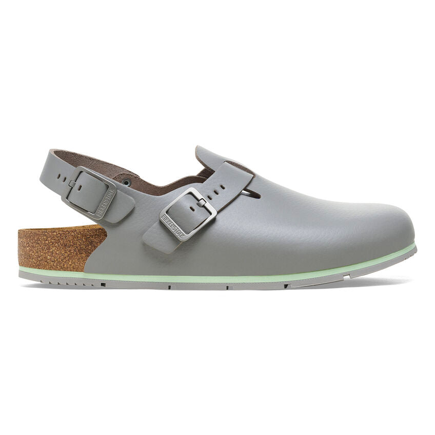 Birkenstock TOKIO PRO 1026055 Gun Metal | Cuir Largeur Régulière Antidérapant - Boutique du Cordonnier
