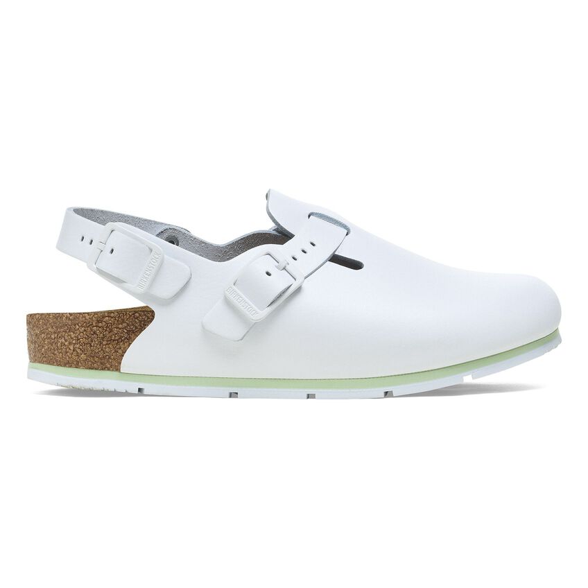 Birkenstock TOKIO PRO 1026186 Blanc | Cuir Largeur Étroite - Antidérapant - Boutique du Cordonnier