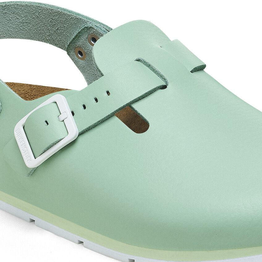 Birkenstock TOKIO PRO 1026221 Matcha | Cuir Largeur Étroite - Antidérapant - Boutique du Cordonnier