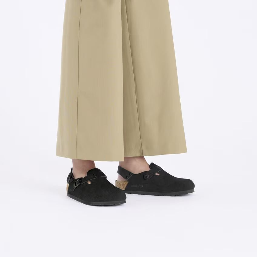 Birkenstock TOKIO 1028348 Noir | Suède Largeur Étroite - Boutique du Cordonnier