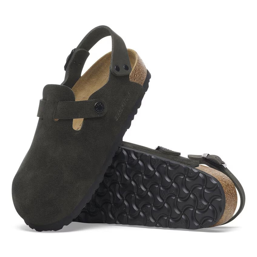 Birkenstock TOKIO 1028348 Noir | Suède Largeur Étroite - Boutique du Cordonnier