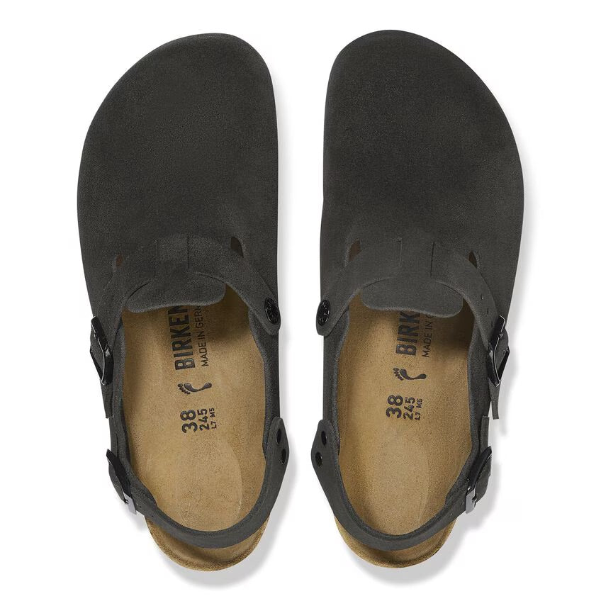 Birkenstock TOKIO 1028348 Noir | Suède Largeur Étroite - Boutique du Cordonnier