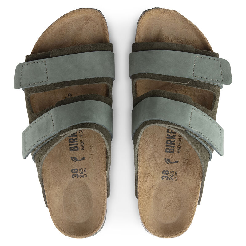 Birkenstock UJI 1024803 Thyme | Nubuck/Suède Largeur Régulière - Boutique du Cordonnier