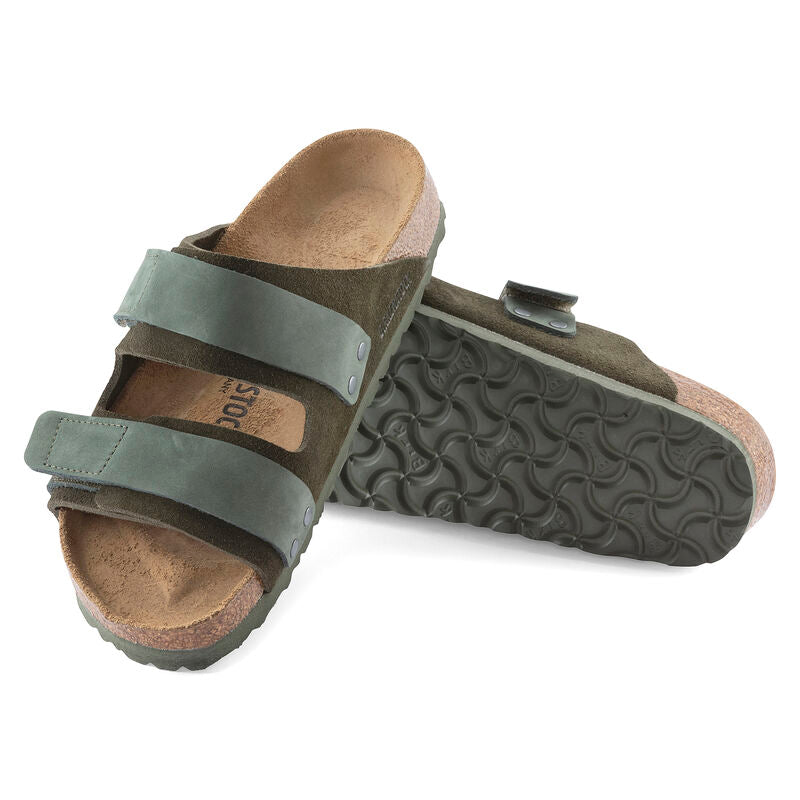 Birkenstock UJI 1024803 Thyme | Nubuck/Suède Largeur Régulière - Boutique du Cordonnier