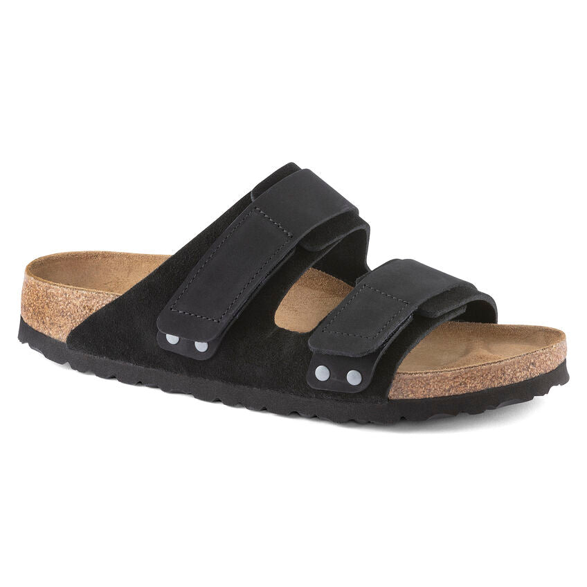 Birkenstock UJI 1024832 Noir | Nubuck/Suède Largeur Étroite - Boutique du Cordonnier