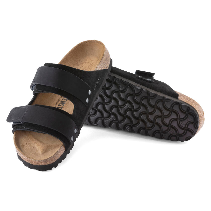 Birkenstock UJI 1024832 Noir | Nubuck/Suède Largeur Étroite - Boutique du Cordonnier