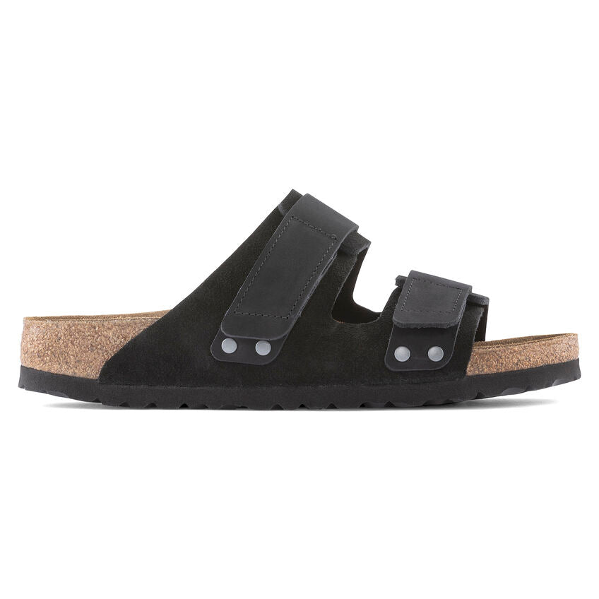 Birkenstock UJI 1024832 Noir | Nubuck/Suède Largeur Étroite - Boutique du Cordonnier