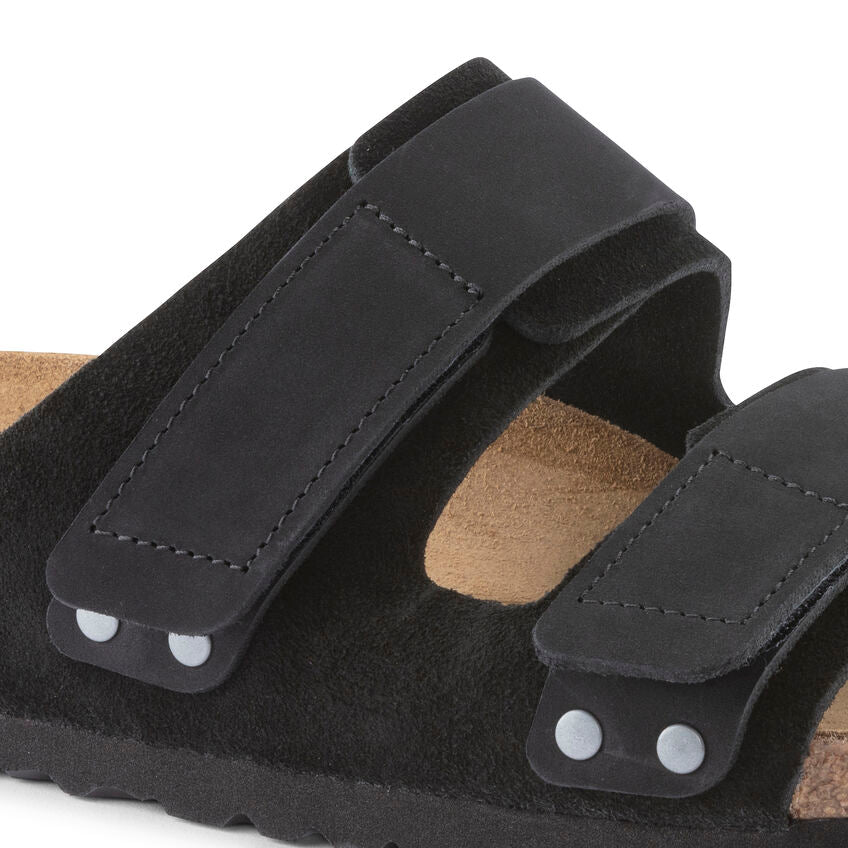 Birkenstock UJI 1024832 Noir | Nubuck/Suède Largeur Étroite - Boutique du Cordonnier