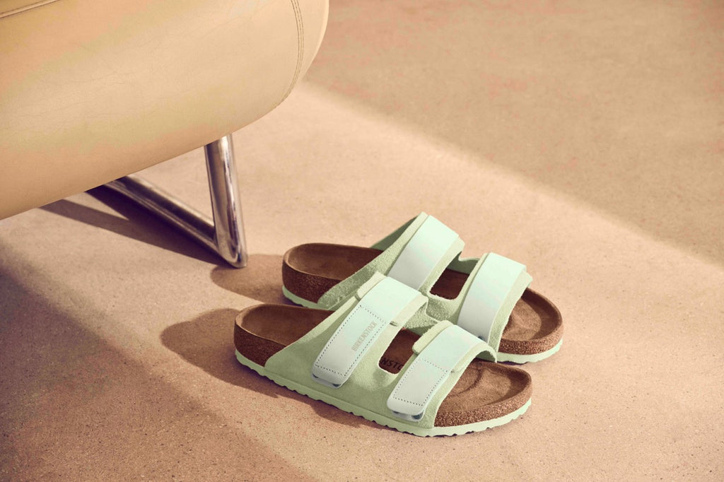 Birkenstock UJI 1026818 Faded Lime | Nubuck/Suède Largeur Étroite