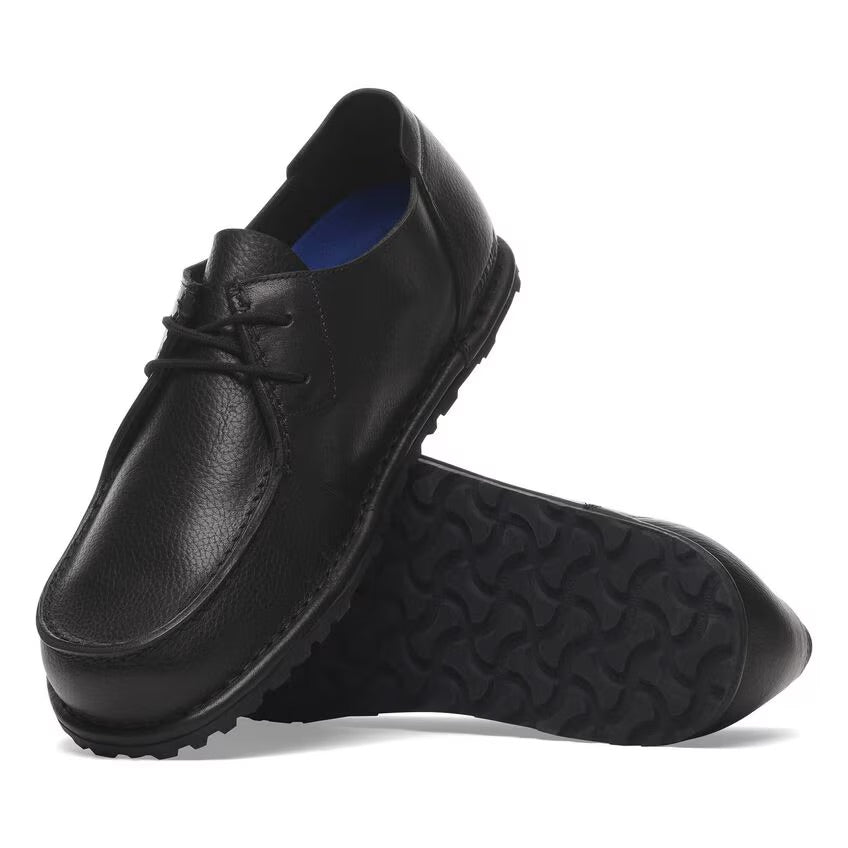 Birkenstock UTTI LACE 1029579 Noir | Cuir Largeur Régulière - Boutique du Cordonnier