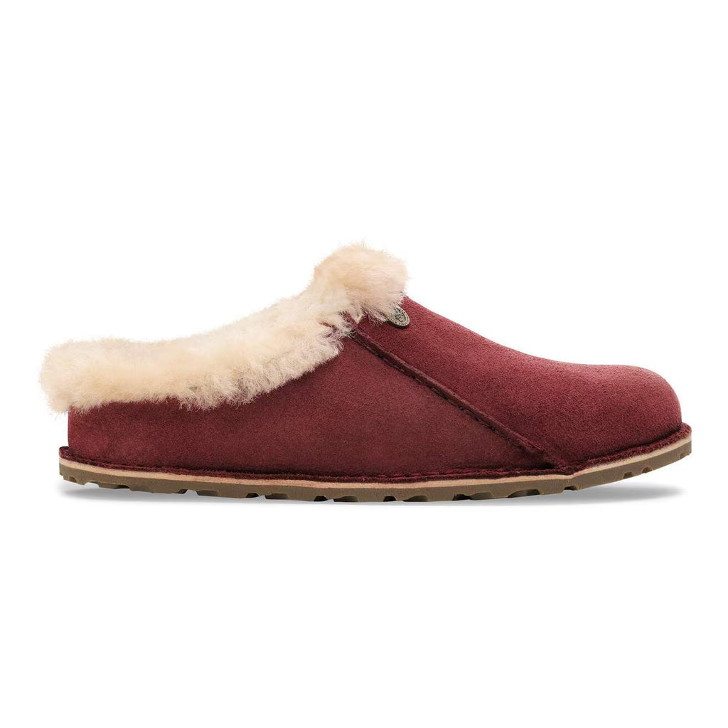 Birkenstock ZERMATT PREMIUM 1030315 Zinfandel | Suède/Shearling Largeur Étroite - Boutique du Cordonnier
