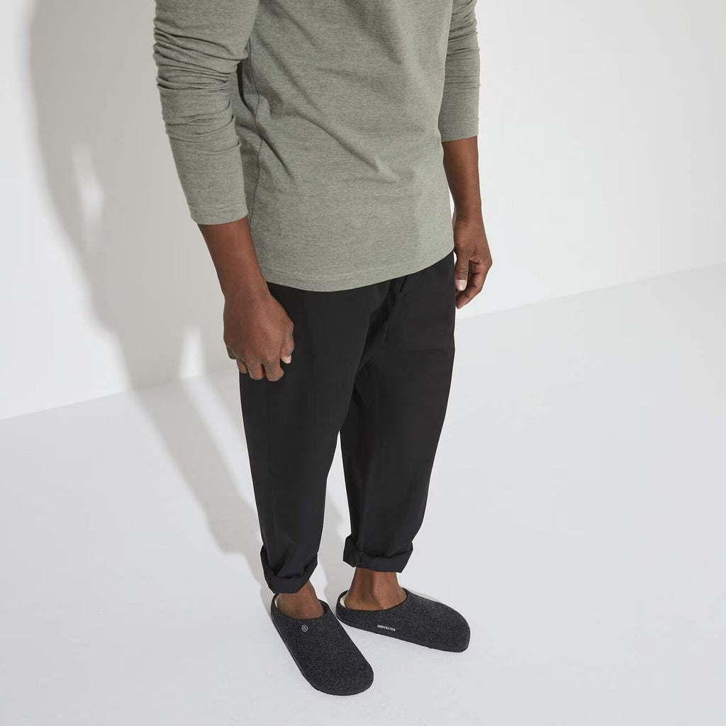 Birkenstock ZERMATT SHEARLING 1015090 Anthracite | Laine/Shearling Largeur Régulière - Boutique du Cordonnier