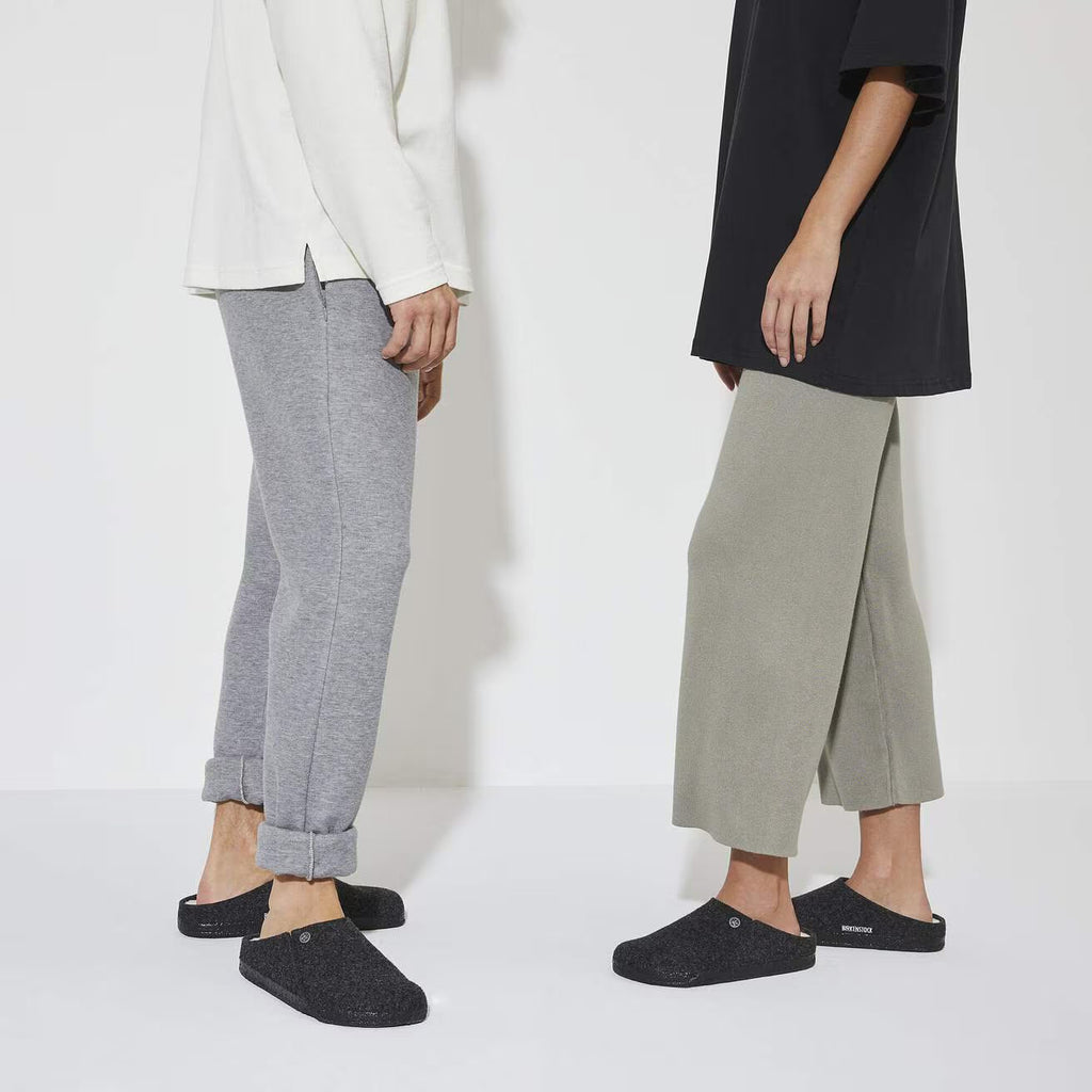 Birkenstock ZERMATT SHEARLING 1015090 Anthracite | Laine/Shearling Largeur Régulière - Boutique du Cordonnier