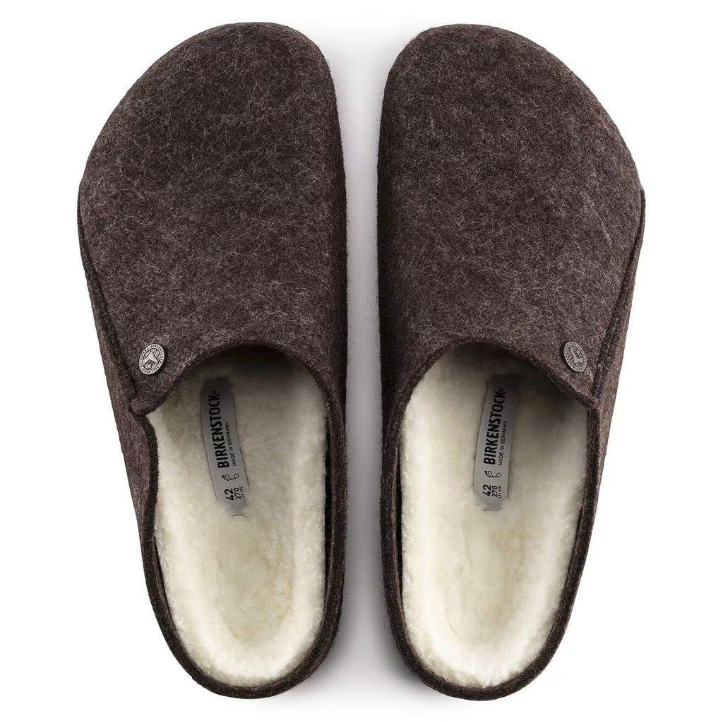 Birkenstock ZERMATT SHEARLING 1016570 Mocha | Laine/Shearling Largeur Régulière - Boutique du Cordonnier