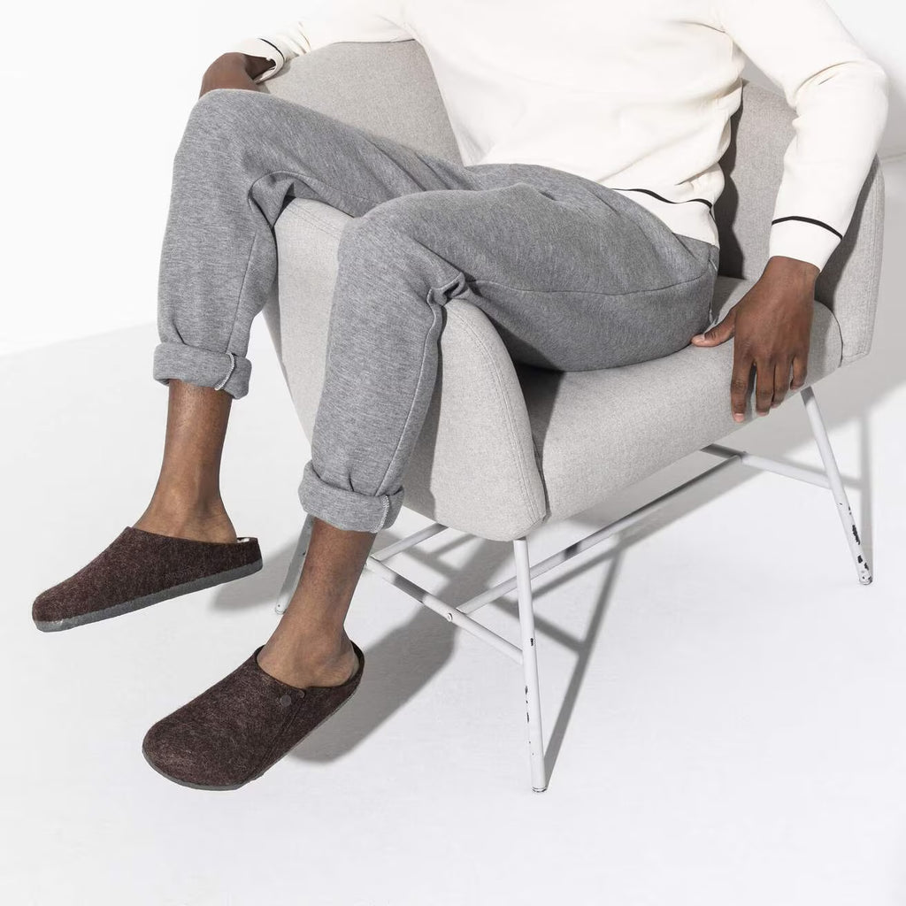 Birkenstock ZERMATT SHEARLING 1016570 Mocha | Laine/Shearling Largeur Régulière - Boutique du Cordonnier