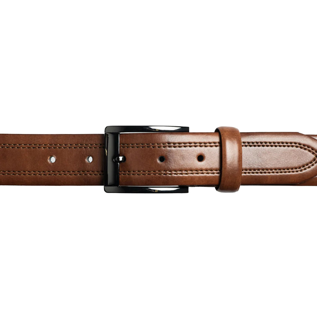 Custom Leather Double Stitched Chicago Screw 10235CS-11 Tan/Cognac - Boutique du Cordonnier